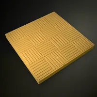 Chequered Tile Yellow Cross pattern concrete tile for floor paving solutions